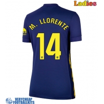 Atletico Madrid Marcos Llorente #14 Replica Away Shirt Ladies 2025-26 Short Sleeve
